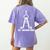 Oh Geometree Math Teacher Geometry Christmas Tree For Men Women Kids Women's Comfort Colors T-Shirt Back Print Violet
