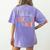 Oh Hey Second Grade First Day Of Teacher Girls Boys Kids Women's Comfort Colors T-Shirt Back Print Violet