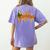 Oktoberfest German Beer Festival October Women's Comfort Colors T-Shirt Back Print Violet