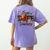 One Dope Teacher Women's Comfort Colors T-Shirt Back Print Violet One Dope Teacher Women's Comfort Colors T-Shirt Back Print Violet