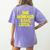 One Hundred Days Later 100th Day Of School Teacher Student Women's Comfort Colors T-Shirt Back Print Violet