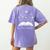 One-More Chapter Wildflower Reading Teacher Library Bookish Women's Comfort Colors T-Shirt Back Print Violet