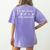 The One Where I Teach 5th Grade Teacher Shirts Women's Comfort Colors T-Shirt Back Print Violet