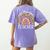 One Thankful Teacher Thanksgiving Rainbow Leopard Fall Women's Comfort Colors T-Shirt Back Print Violet One Thankful Teacher Thanksgiving Rainbow Leopard Fall Women's Comfort Colors T-Shirt Back Print Violet