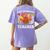 One Thankful Teacher Turkey Thanksgiving Teaching Women's Comfort Colors T-Shirt Back Print Violet One Thankful Teacher Turkey Thanksgiving Teaching Women's Comfort Colors T-Shirt Back Print Violet