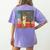 Otter Professor Teacher Teaching Maths Mathematics Women's Comfort Colors T-Shirt Back Print Violet Otter Professor Teacher Teaching Maths Mathematics Women's Comfort Colors T-Shirt Back Print Violet