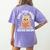 Owl You Need Is A Good Book Teacher Librarian Reading Women's Comfort Colors T-Shirt Back Print Violet Owl You Need Is A Good Book Teacher Librarian Reading Women's Comfort Colors T-Shirt Back Print Violet
