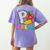 P Is For Pre-K Teacher Pencil Apple Back To School Women's Comfort Colors T-Shirt Back Print Violet P Is For Pre-K Teacher Pencil Apple Back To School Women's Comfort Colors T-Shirt Back Print Violet