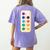 Paint Palette ArtSet Halloween Costume For Teachers Students For Men Women Kids Women's Comfort Colors T-Shirt Back Print Violet
