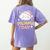 Pajama Day School Spirit Week Fun Cloud Teacher Women's Comfort Colors T-Shirt Back Print Violet Pajama Day School Spirit Week Fun Cloud Teacher Women's Comfort Colors T-Shirt Back Print Violet