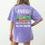 PARA Crew School Cactus Team PARA Teacher Squad For Men Women Kids Women's Comfort Colors T-Shirt Back Print Violet