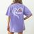 Para Heart Paraprofessional Teacher Paraeducator Women's Comfort Colors T-Shirt Back Print Violet Para Heart Paraprofessional Teacher Paraeducator Women's Comfort Colors T-Shirt Back Print Violet