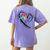 Para Heart Teacher Paraprofessional Paraeducator Men Women Women's Comfort Colors T-Shirt Back Print Violet Para Heart Teacher Paraprofessional Paraeducator Men Women Women's Comfort Colors T-Shirt Back Print Violet