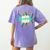 Para Shirt Super Para Paraprofessional Teacher Women's Comfort Colors T-Shirt Back Print Violet