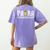 Para Squad Paraprofessional Para Teacher Women's Comfort Colors T-Shirt Back Print Violet