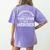 Paraprofessional Because Even Teachers Need Heroes Women's Comfort Colors T-Shirt Back Print Violet