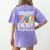 Paraprofessional Straight Outta Energy Teacher Life For Men Women Women's Comfort Colors T-Shirt Back Print Violet