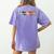 Paraprofessional Teacher Hearts Back To School Teach Rainbow Men Women Kids Women's Comfort Colors T-Shirt Back Print Violet Paraprofessional Teacher Hearts Back To School Teach Rainbow Men Women Kids Women's Comfort Colors T-Shirt Back Print Violet