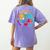 Parents Teacher Association Team Supporter PTA Squad For Men Women Girls Kids Women's Comfort Colors T-Shirt Back Print Violet