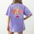 Parents Teacher Association Team Supporter PTA Treasurer For Men Women Girls Kids Women's Comfort Colors T-Shirt Back Print Violet