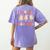 Pas De BOO-Rée Ballet Ghost Dancer Dance Teacher Halloween Women's Comfort Colors T-Shirt Back Print Violet Pas De BOO-Rée Ballet Ghost Dancer Dance Teacher Halloween Women's Comfort Colors T-Shirt Back Print Violet