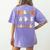 Pas De Boo-Rée Ghost Ballet Dancer Halloween Dance Teacher Women's Comfort Colors T-Shirt Back Print Violet Pas De Boo-Rée Ghost Ballet Dancer Halloween Dance Teacher Women's Comfort Colors T-Shirt Back Print Violet