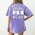 Pas De BOO-Rée Ghost Ballet Dancer Halloween Dance Teacher Women's Comfort Colors T-Shirt Back Print Violet Pas De BOO-Rée Ghost Ballet Dancer Halloween Dance Teacher Women's Comfort Colors T-Shirt Back Print Violet