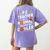 PE Coach PE Teacher Like Normal Teacher But Cooler Women's Comfort Colors T-Shirt Back Print Violet