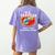 PE Physical Education Teacher Superhero Power School Women's Comfort Colors T-Shirt Back Print Violet PE Physical Education Teacher Superhero Power School Women's Comfort Colors T-Shirt Back Print Violet