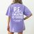 PE Physical Education Teacher Sweating Men Women Women's Comfort Colors T-Shirt Back Print Violet