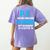 PE Teacher Art For Men Women Gym Teacher Appreciation Women's Comfort Colors T-Shirt Back Print Violet