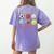 PE Teacher The More You Say Physical Education Teacher Women's Comfort Colors T-Shirt Back Print Violet