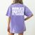 PE Teacher Women's Comfort Colors T-Shirt Back Print Violet PE Teacher Women's Comfort Colors T-Shirt Back Print Violet