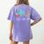 Peace Love Art Painting Palette Art Teacher Women's Comfort Colors T-Shirt Back Print Violet Peace Love Art Painting Palette Art Teacher Women's Comfort Colors T-Shirt Back Print Violet