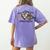 Peace Love Coffee Science Teacher Women's Comfort Colors T-Shirt Back Print Violet Peace Love Coffee Science Teacher Women's Comfort Colors T-Shirt Back Print Violet