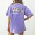Peace Love Inclusion Sped Squad Special-Ed Teacher Daycare Women's Comfort Colors T-Shirt Back Print Violet