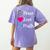Peace Love Math Maths Teacher Pi Symbol Men Women Women's Comfort Colors T-Shirt Back Print Violet Peace Love Math Maths Teacher Pi Symbol Men Women Women's Comfort Colors T-Shirt Back Print Violet