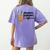 Phonemes Graphemes And Caffeine Coffee Teacher Appreciation Women's Comfort Colors T-Shirt Back Print Violet