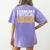 Physical Education Best Part Of The Day Phys Ed Teacher Women's Comfort Colors T-Shirt Back Print Violet