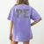 Physical Education PE Teacher Phys Ed Student Grad Women's Comfort Colors T-Shirt Back Print Violet