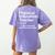 Physical Education Teacher Definition Sports PE School Women's Comfort Colors T-Shirt Back Print Violet