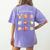 Physical Education Teacher PE Teacher Specials Back School Women's Comfort Colors T-Shirt Back Print Violet