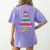 Physics Teacher Christmas Elf Christmas Cheer Women's Comfort Colors T-Shirt Back Print Violet