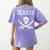 Pi Day Pi Rate Pirate For Teachers Women's Comfort Colors T-Shirt Back Print Violet