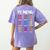 Pi Menu 314 Pi Symbol Math Teacher Happy Pi Day Women's Comfort Colors T-Shirt Back Print Violet