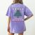 Pi Tree Christmas Math Teacher Ugly Sweater Men Women Kids Women's Comfort Colors T-Shirt Back Print Violet Pi Tree Christmas Math Teacher Ugly Sweater Men Women Kids Women's Comfort Colors T-Shirt Back Print Violet
