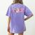 Pink Ghost Teach Halloween Teacher In Spooky Season Women's Comfort Colors T-Shirt Back Print Violet Pink Ghost Teach Halloween Teacher In Spooky Season Women's Comfort Colors T-Shirt Back Print Violet