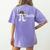Pirate Pi Math Pie Halloween Costume Teacher Men Women Women's Comfort Colors T-Shirt Back Print Violet Pirate Pi Math Pie Halloween Costume Teacher Men Women Women's Comfort Colors T-Shirt Back Print Violet