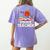 Pirate Teacher Men Women Kids Women's Comfort Colors T-Shirt Back Print Violet Pirate Teacher Men Women Kids Women's Comfort Colors T-Shirt Back Print Violet