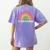 Playing Is Learning Early Childhood Education ECE Teacher Women's Comfort Colors T-Shirt Back Print Violet Playing Is Learning Early Childhood Education ECE Teacher Women's Comfort Colors T-Shirt Back Print Violet